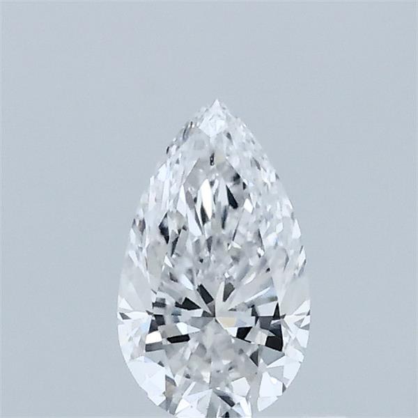 0.39 Carat Pear Lab Grown Diamond, Very Good Polish, D Color, VVS2 Clarity
