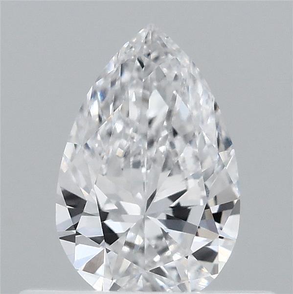 0.39 Carat Pear Lab Grown Diamond, Very Good Polish, D Color, VVS2 Clarity