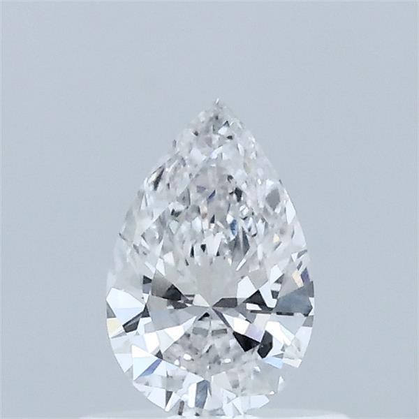 0.39 Carat Pear Lab Grown Diamond, Very Good Polish, E Color, VVS2 Clarity