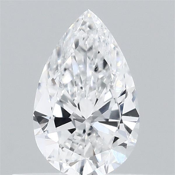 0.41 Carat Pear Lab Grown Diamond, Very Good Polish, D Color, VS1 Clarity