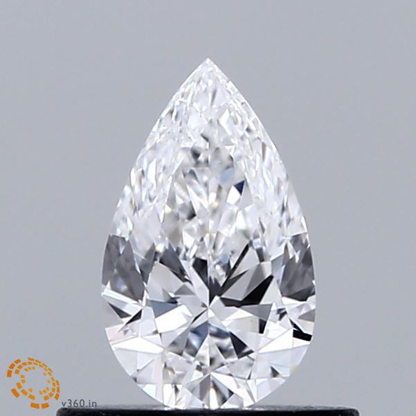 0.43 Carat Pear Lab Grown Diamond, Very Good Polish, D Color, VS1 Clarity