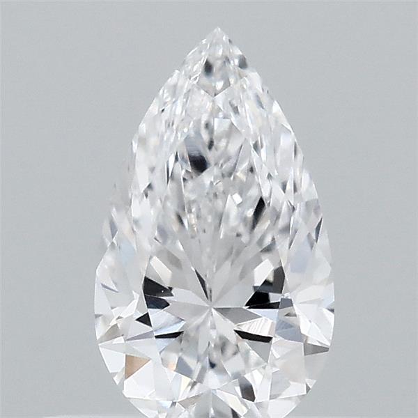 0.43 Carat Pear Lab Grown Diamond, Very Good Polish, D Color, VVS2 Clarity