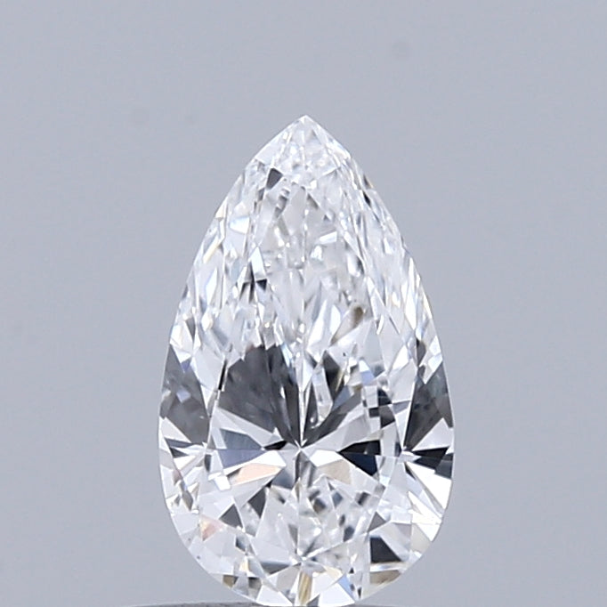0.44 Carat Pear Lab Grown Diamond, Very Good Polish, D Color, VS1 Clarity