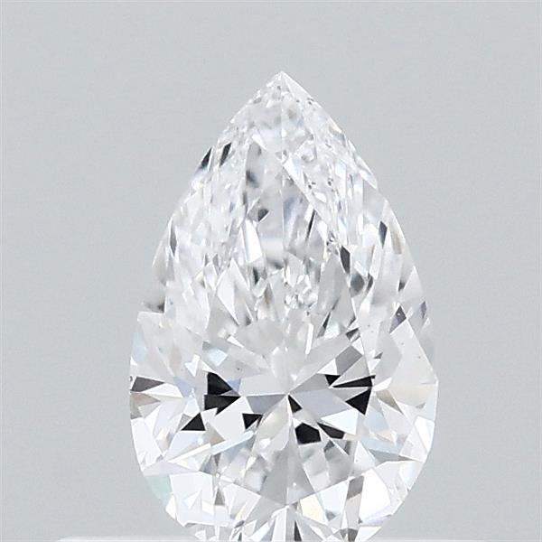 0.44 Carat Pear Lab Grown Diamond, Very Good Polish, D Color, VVS2 Clarity