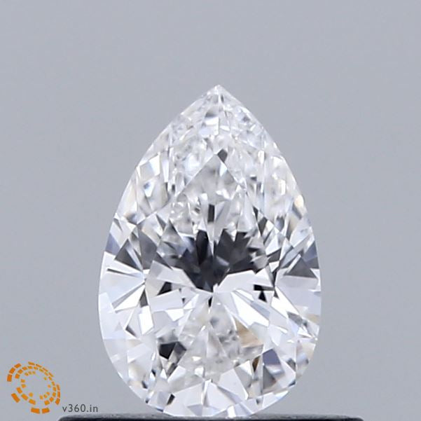 0.46 Carat Pear Lab Grown Diamond, Very Good Polish, D Color, VS1 Clarity