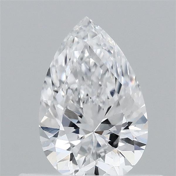 0.47 Carat Pear Lab Grown Diamond, Very Good Polish, D Color, VS1 Clarity