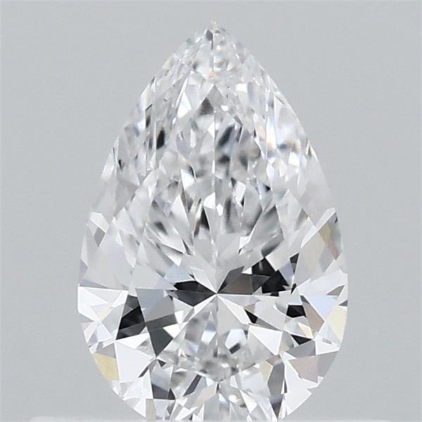 0.47 Carat Pear Lab Grown Diamond, Very Good Polish, D Color, VVS2 Clarity