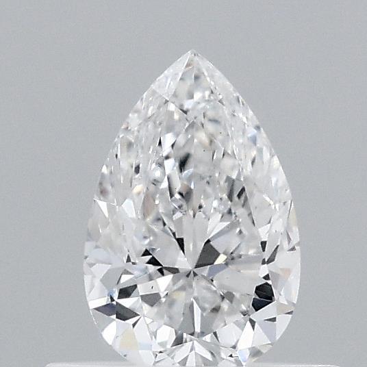 0.49 Carat Pear Lab Grown Diamond, Very Good Polish, D Color, VS1 Clarity