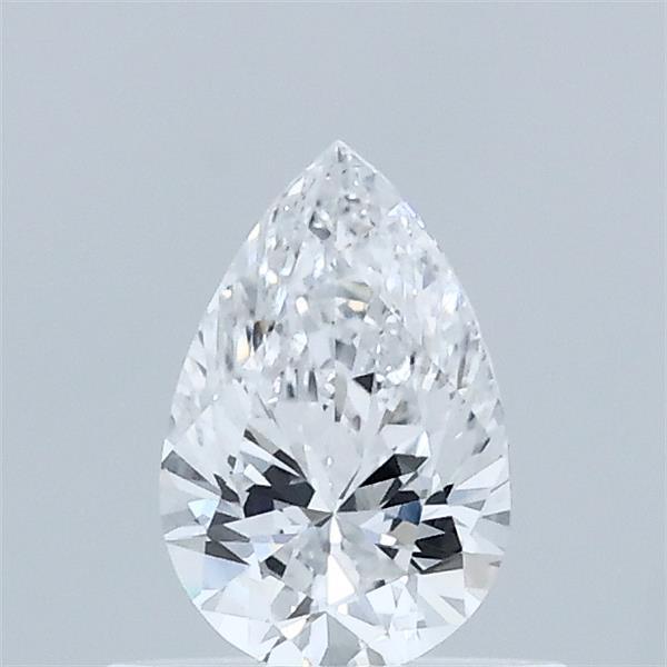 0.50 Carat Pear Lab Grown Diamond, Very Good Polish, D Color, VVS2 Clarity