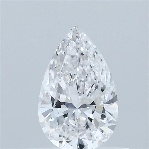 0.50 Carat Pear Lab Grown Diamond, Very Good Polish, E Color, VVS2 Clarity