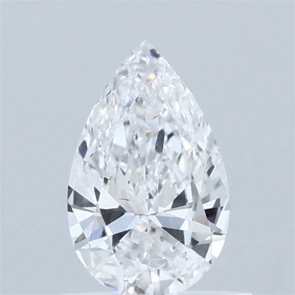 0.51 Carat Pear Lab Grown Diamond, Very Good Polish, D Color, VS1 Clarity