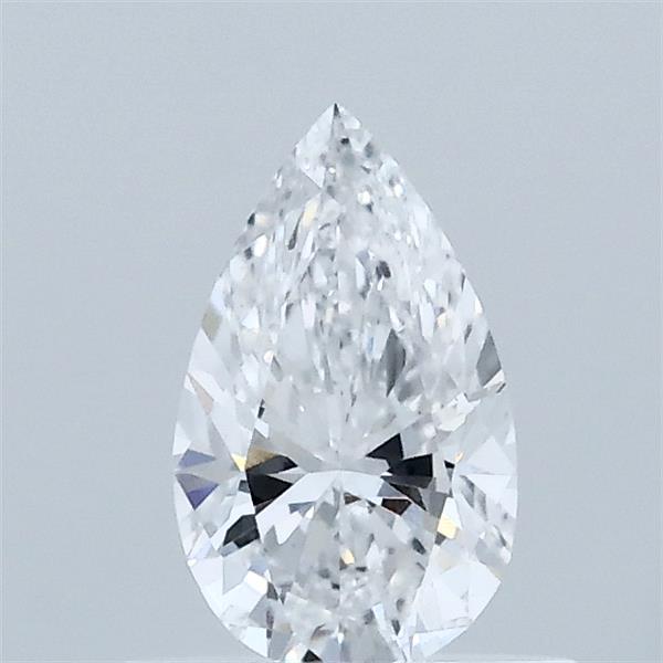0.51 Carat Pear Lab Grown Diamond, Very Good Polish, D Color, VS1 Clarity