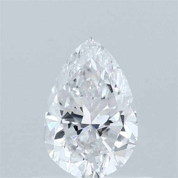 0.51 Carat Pear Lab Grown Diamond, Very Good Polish, D Color, VVS2 Clarity