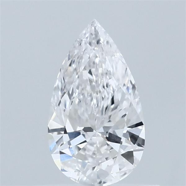 0.51 Carat Pear Lab Grown Diamond, Very Good Polish, D Color, VVS2 Clarity