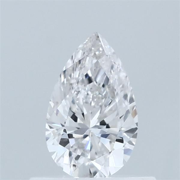 0.51 Carat Pear Lab Grown Diamond, Very Good Polish, E Color, VS1 Clarity