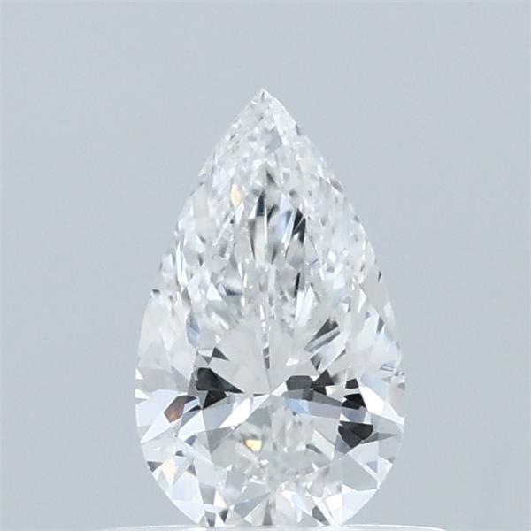 0.51 Carat Pear Lab Grown Diamond, Very Good Polish, E Color, VVS1 Clarity