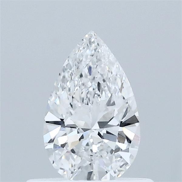 0.51 Carat Pear Lab Grown Diamond, Very Good Polish, E Color, VVS1 Clarity