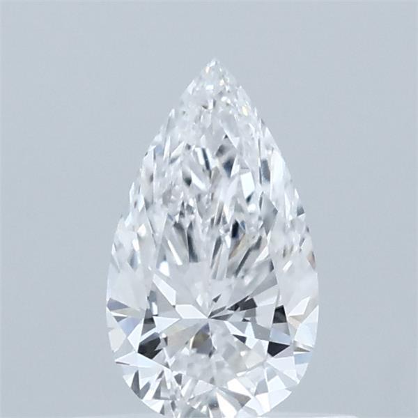 0.51 Carat Pear Lab Grown Diamond, Very Good Polish, E Color, VVS2 Clarity
