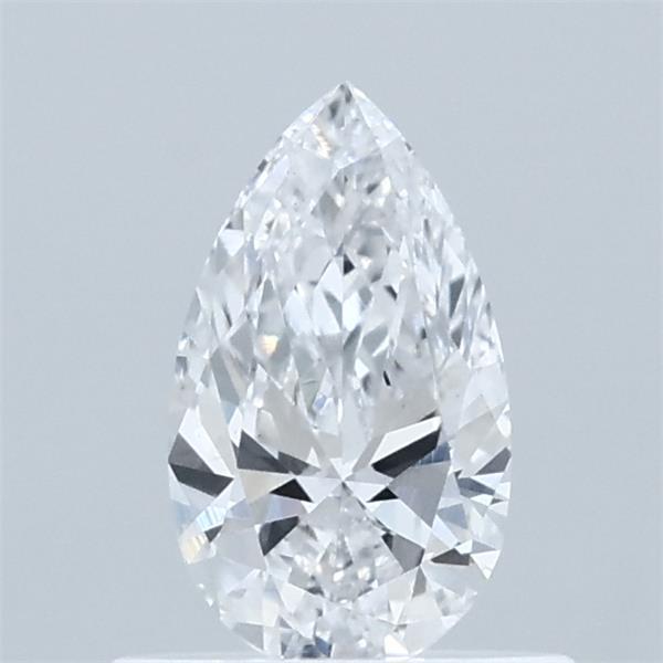 0.52 Carat Pear Lab Grown Diamond, Very Good Polish, D Color, VS1 Clarity