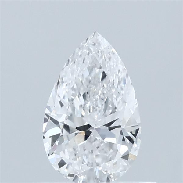 0.52 Carat Pear Lab Grown Diamond, Very Good Polish, D Color, VS1 Clarity