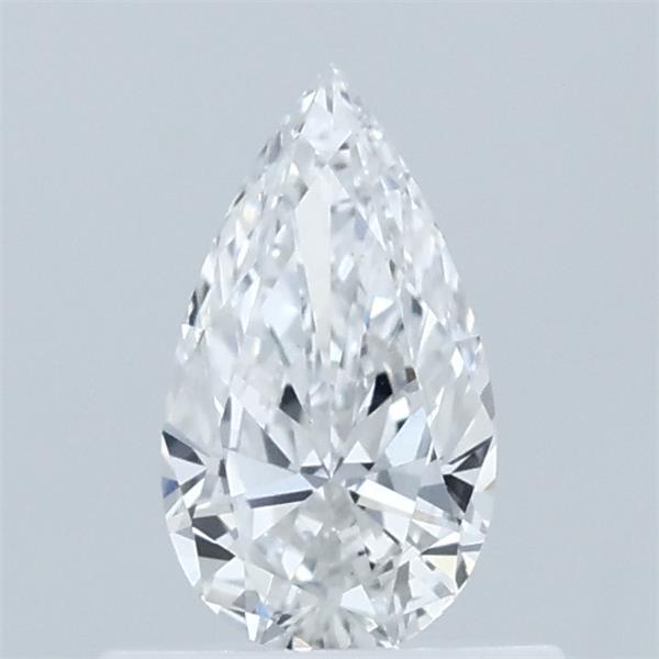 0.52 Carat Pear Lab Grown Diamond, Very Good Polish, E Color, VS1 Clarity
