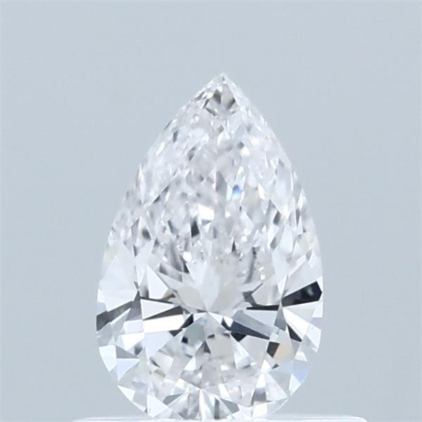 0.52 Carat Pear Lab Grown Diamond, Very Good Polish, E Color, VVS2 Clarity