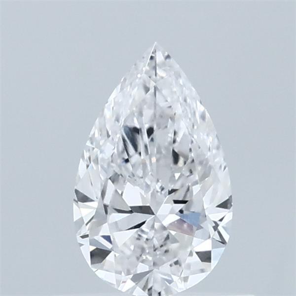 0.53 Carat Pear Lab Grown Diamond, Very Good Polish, D Color, VS1 Clarity