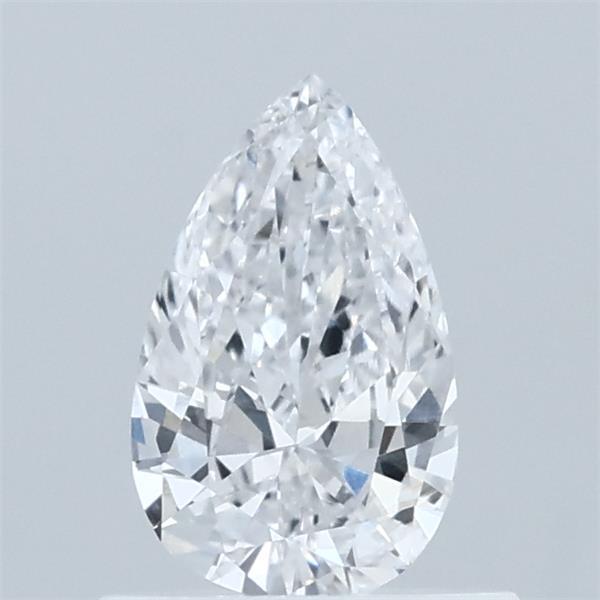 0.53 Carat Pear Lab Grown Diamond, Very Good Polish, D Color, VVS2 Clarity