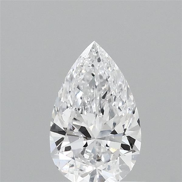 0.54 Carat Pear Lab Grown Diamond, Very Good Polish, D Color, VS1 Clarity