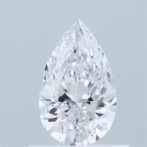 0.55 Carat Pear Lab Grown Diamond, Very Good Polish, D Color, VVS2 Clarity