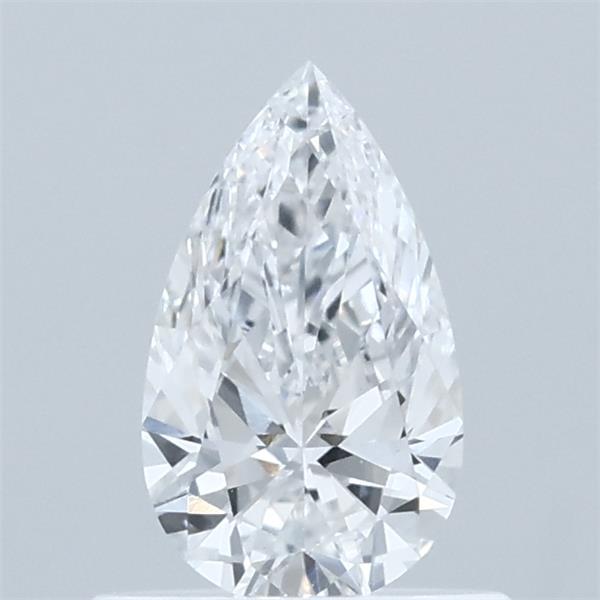 0.56 Carat Pear Lab Grown Diamond, Very Good Polish, D Color, VS1 Clarity