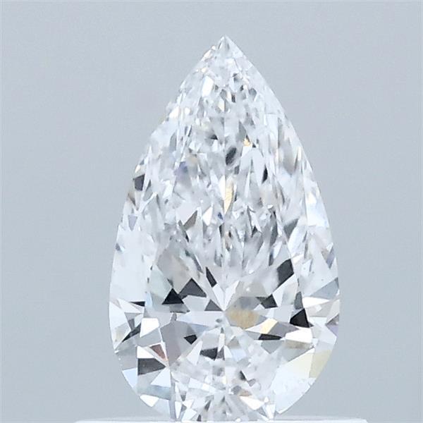 0.56 Carat Pear Lab Grown Diamond, Very Good Polish, D Color, VS1 Clarity