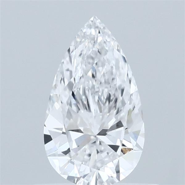 0.56 Carat Pear Lab Grown Diamond, Very Good Polish, D Color, VVS1 Clarity