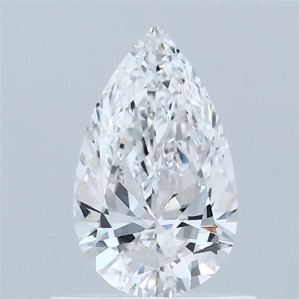 0.56 Carat Pear Lab Grown Diamond, Very Good Polish, E Color, VS1 Clarity