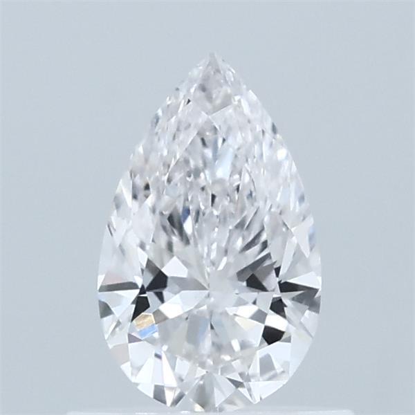 0.56 Carat Pear Lab Grown Diamond, Very Good Polish, E Color, VVS2 Clarity