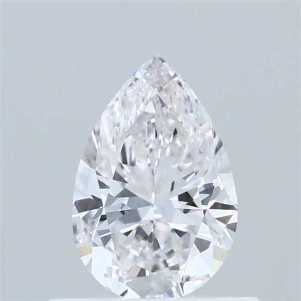 0.57 Carat Pear Lab Grown Diamond, Excellent Polish, E Color, VVS2 Clarity