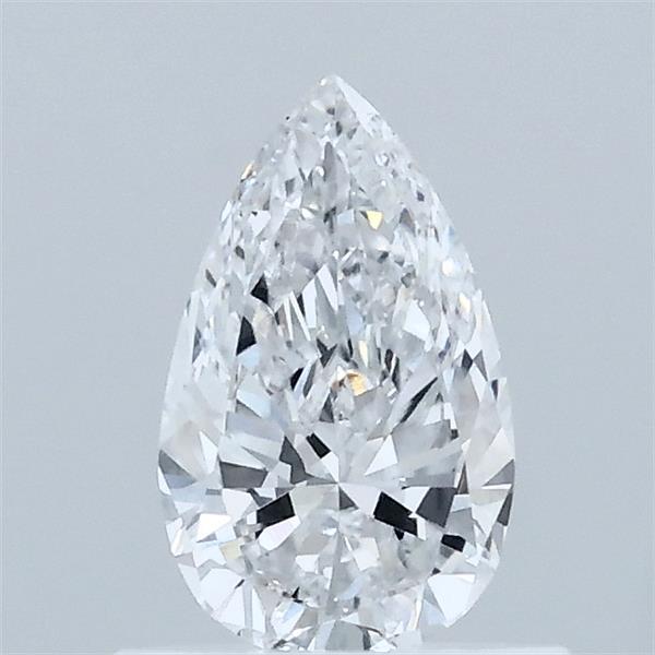 0.57 Carat Pear Lab Grown Diamond, Very Good Polish, D Color, VVS2 Clarity