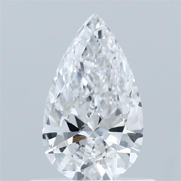 0.58 Carat Pear Lab Grown Diamond, Very Good Polish, D Color, VS1 Clarity