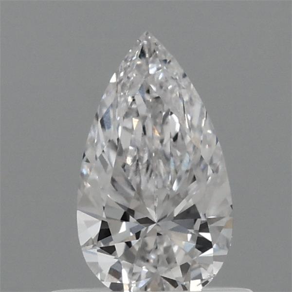 0.58 Carat Pear Lab Grown Diamond, Very Good Polish, D Color, VS2 Clarity