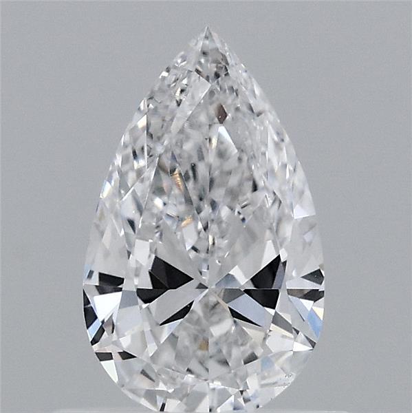 0.63 Carat Pear Lab Grown Diamond, Very Good Polish, D Color, VS1 Clarity