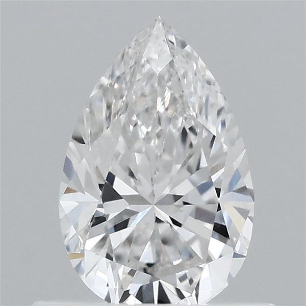 0.63 Carat Pear Lab Grown Diamond, Very Good Polish, E Color, VS1 Clarity
