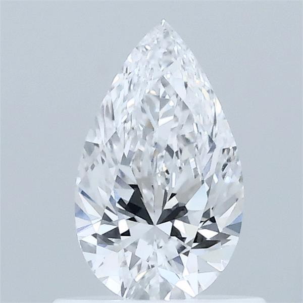 0.64 Carat Pear Lab Grown Diamond, Very Good Polish, D Color, VVS1 Clarity