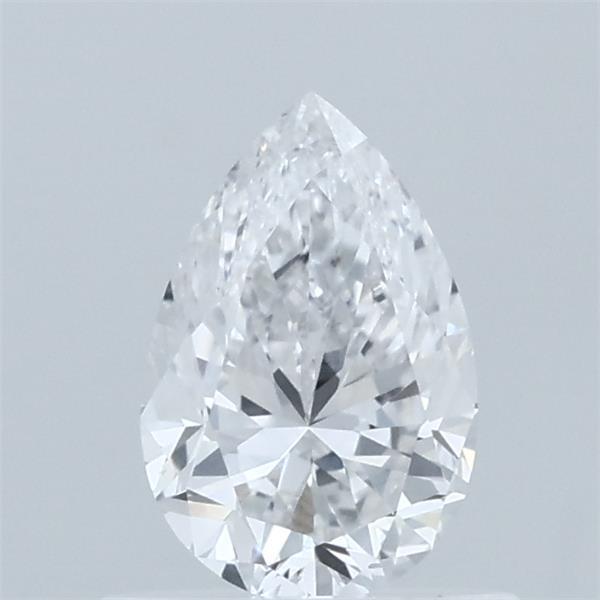 0.66 Carat Pear Lab Grown Diamond, Very Good Polish, D Color, VS1 Clarity