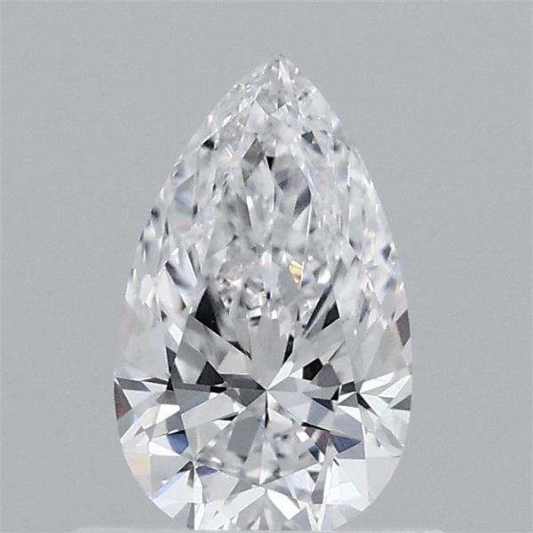 0.68 Carat Pear Lab Grown Diamond, Very Good Polish, D Color, VVS2 Clarity