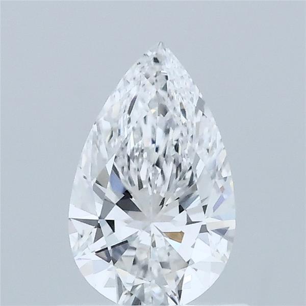 0.71 Carat Pear Lab Grown Diamond, Very Good Polish, D Color, VVS2 Clarity