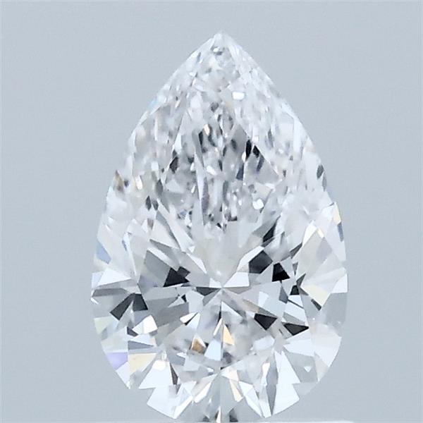 0.76 Carat Pear Lab Grown Diamond, Very Good Polish, D Color, VS1 Clarity