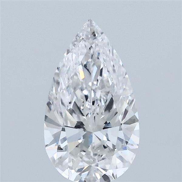 0.76 Carat Pear Lab Grown Diamond, Very Good Polish, E Color, VVS2 Clarity