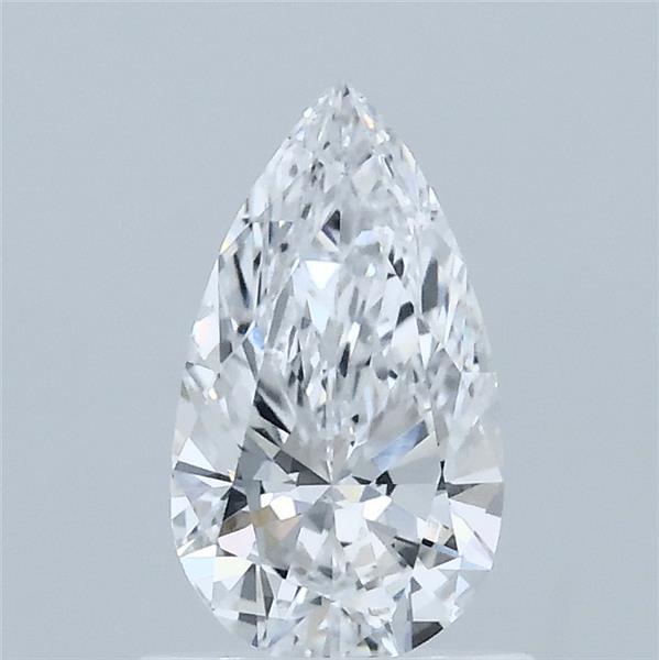 0.78 Carat Pear Lab Grown Diamond, Very Good Polish, D Color, VVS2 Clarity
