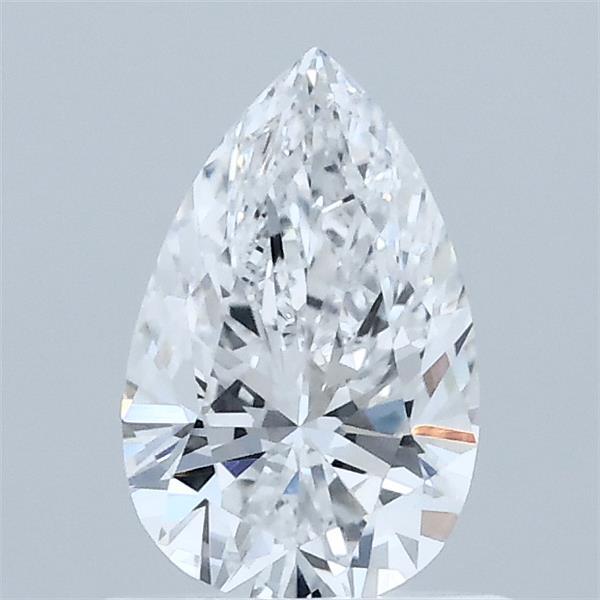 0.80 Carat Pear Lab Grown Diamond, Very Good Polish, D Color, VVS2 Clarity