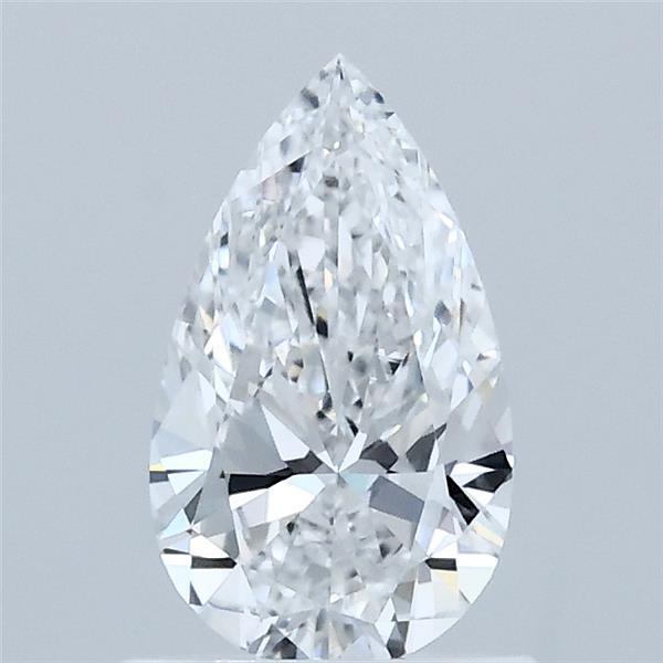 0.81 Carat Pear Lab Grown Diamond, Very Good Polish, D Color, VVS1 Clarity